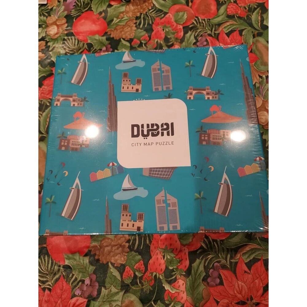 500 Piece Dubai City Map Puzzle United Arab Emirates New Unopened Box